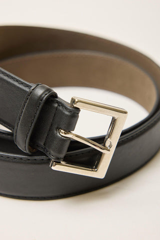 Square Buckle Belt Black