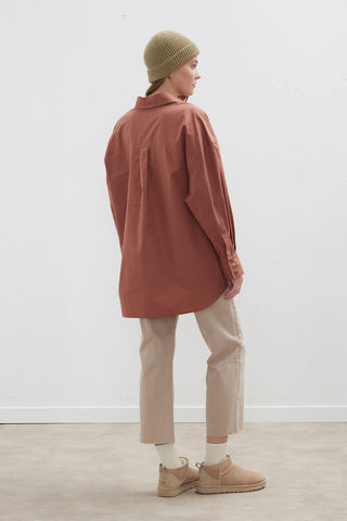 Oversize Basic Shirt Dusty Rose