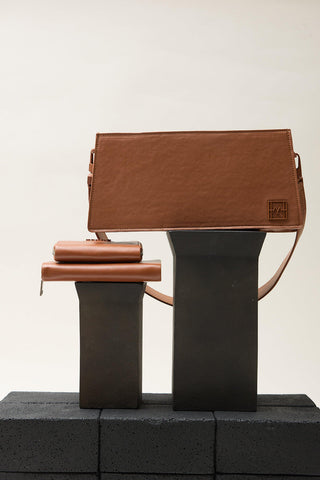 Milano Omuz Çantası Taba