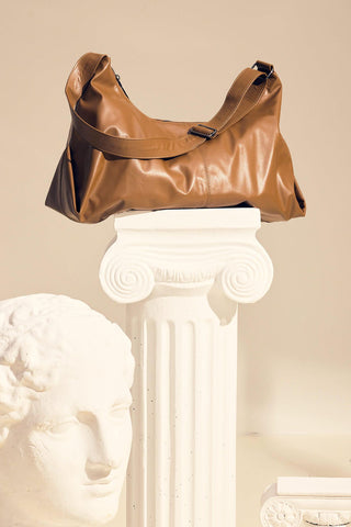 Big Ci̇ty Tote Bag Camel