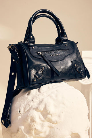 Marcie Leather Bag Black