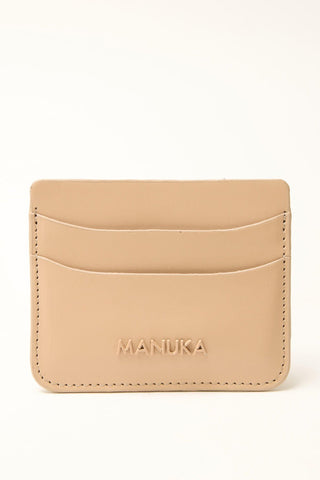 Manuka Card Holder Light Brown