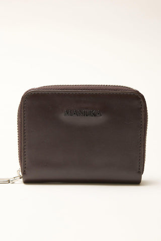 Manuka Mini Wallet Dark Brown