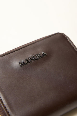 Manuka Mini Wallet Dark Brown