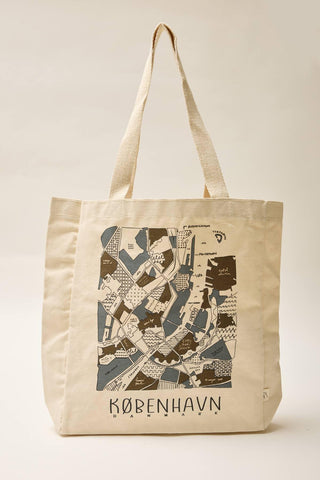 Printed Canvas Bag Copenhagen