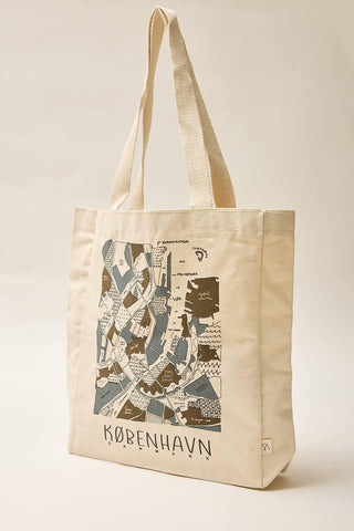 Printed Canvas Bag Copenhagen