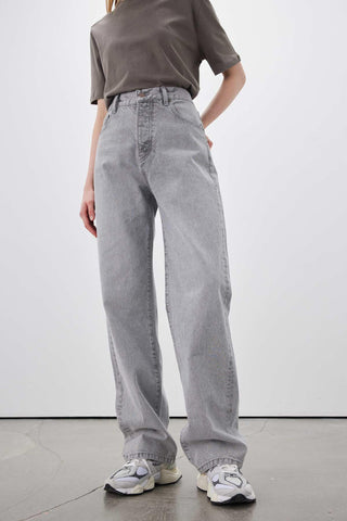 1960 Wide Leg Denim Jeans Grey