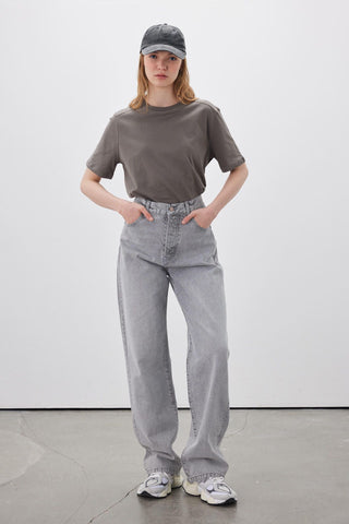 1960 Wide Leg Denim Jeans Grey