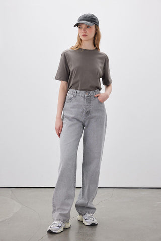 1960 Wide Leg Denim Jeans Grey