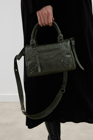 Marcie Leather Bag Khaki