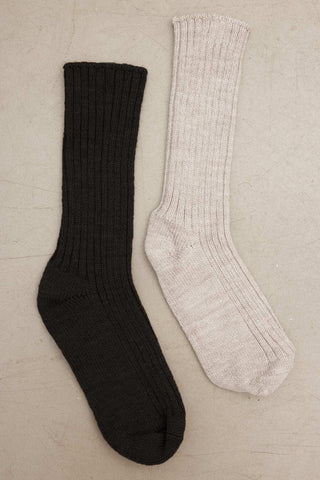 Thick Winter Socks Set Black