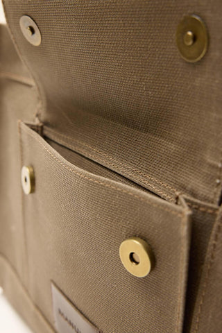 Canvas Bag With Medium Pocket Brown