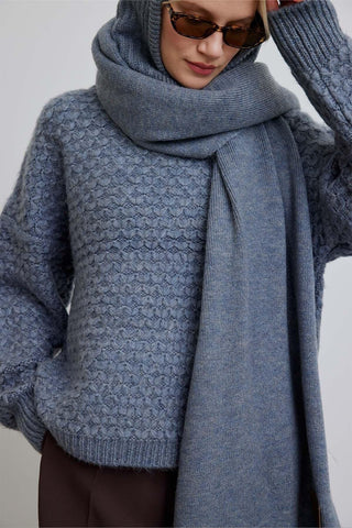 Soft Cozy Scarf Blue