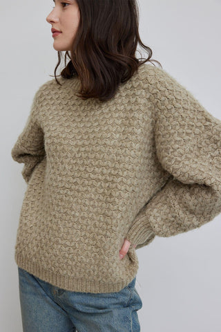 Patterned Knitwear Sweater Mink