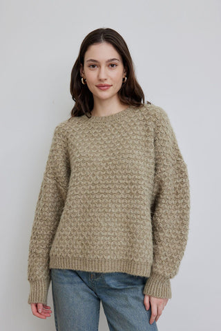 Patterned Knitwear Sweater Mink