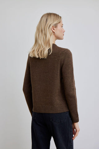 Crew Neck Fit Knitwear Sweater Brown