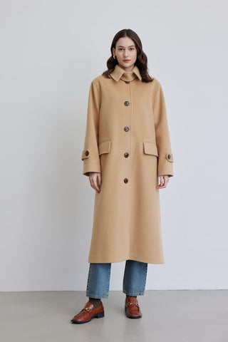 Nora Cachet Coat Camel