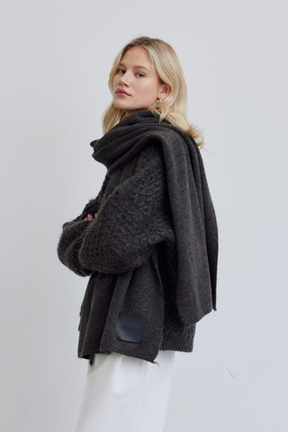 Soft Cozy Scarf Anthracite