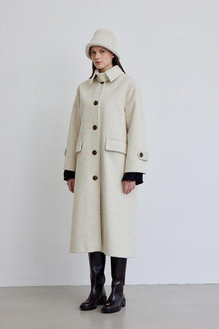 Nora Cachet Coat Beige