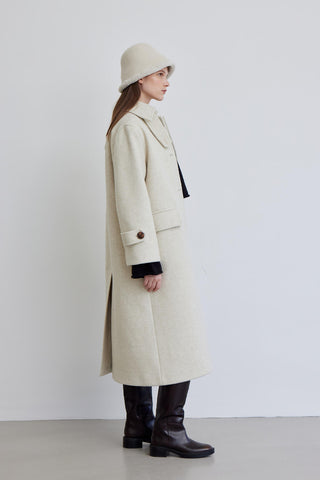 Nora Cachet Coat Beige