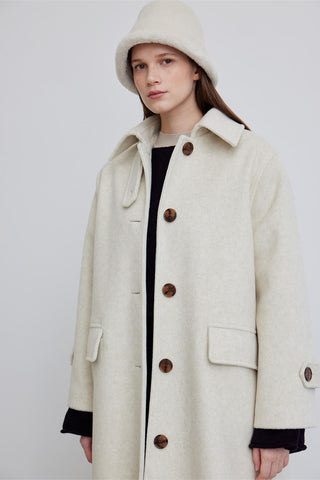 Nora Cachet Coat Beige