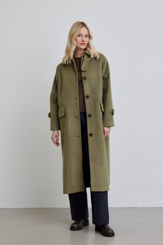 Nora Cachet Coat Green