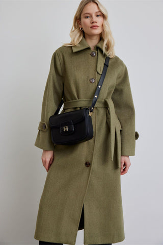 Nora Cachet Coat Green