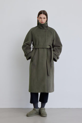 Iza Premium Cachet Coat Khaki