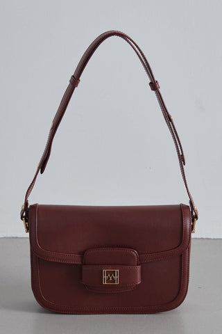 Premium Flap Bag Burgundy