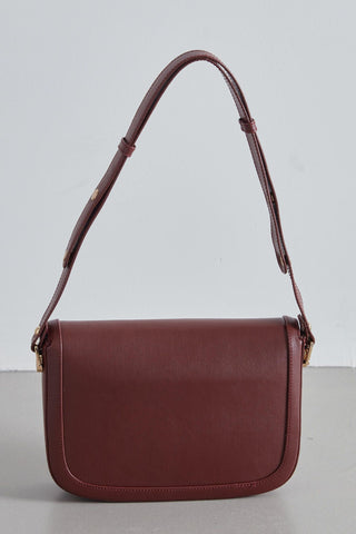 Premium Flap Bag Burgundy