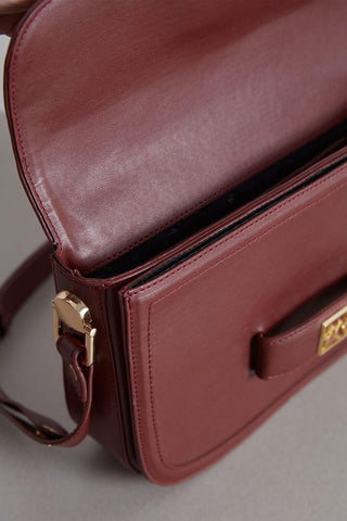 Premium Flap Bag Burgundy