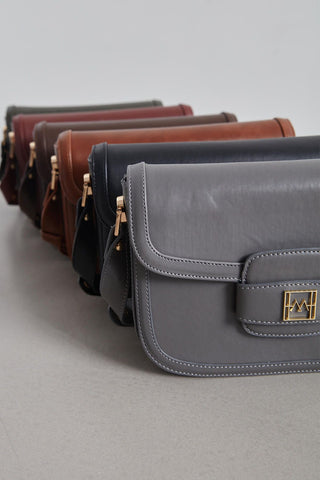 Premium Flap Bag Grey