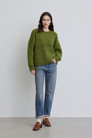 Patterned Knitwear Sweater Green