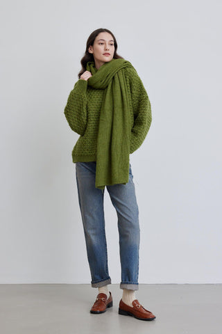 Patterned Knitwear Sweater Green