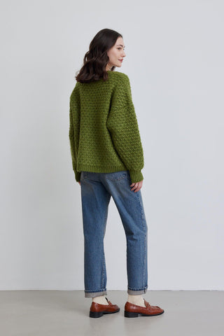 Patterned Knitwear Sweater Green