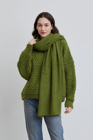 Soft Cozy Scarf Green