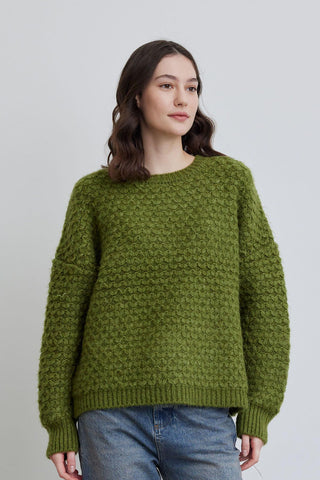 Patterned Knitwear Sweater Green