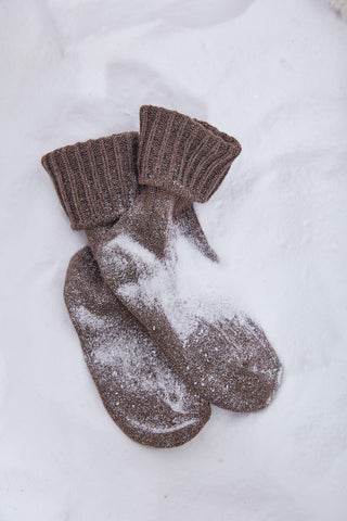 Thick Winter Socks Brown