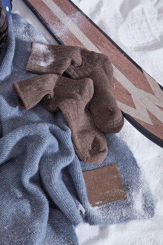 Thick Winter Socks Brown