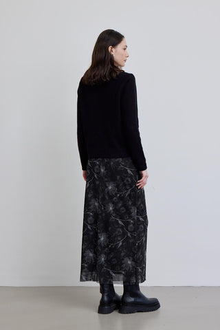 Patterned Tulle Skirt Daisy