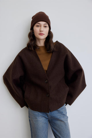 Milana Cachet Coat Brown
