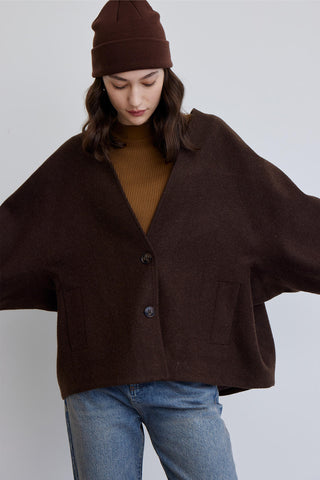 Milana Cachet Coat Brown