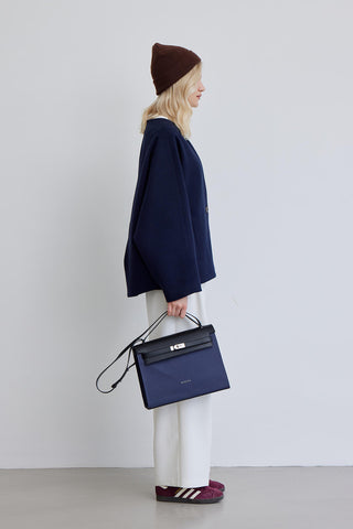 Milana Kaşe Kaban Lacivert