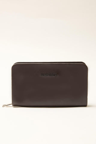 Manuka Large Wallet Dark Brown