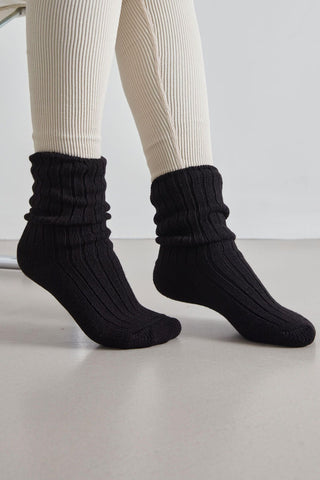 Thick Winter Socks Black