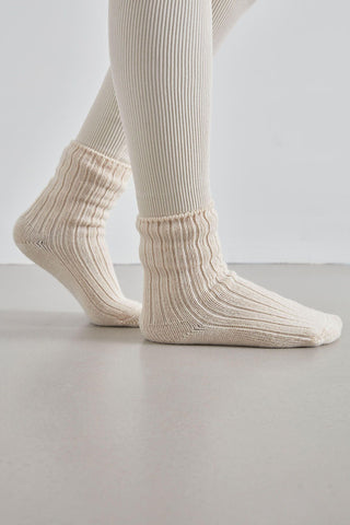 Thick Winter Socks Beige