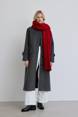 Nora Cachet Coat Anthracite