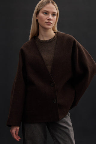 Milana Cachet Coat Brown