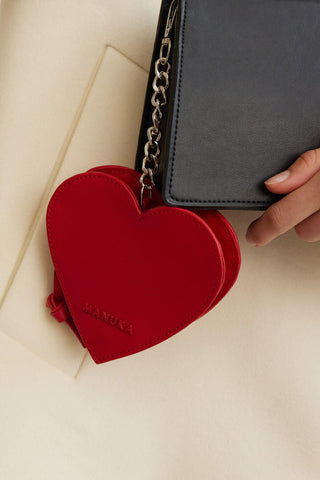 Heart Wallet Red