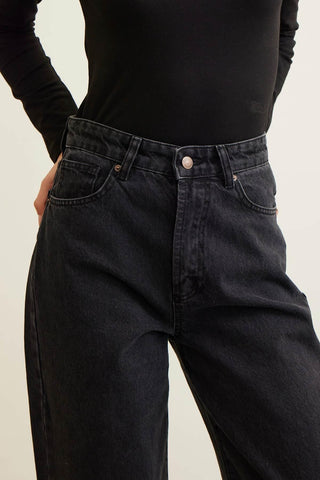 1975 Palazzo Fit Jeans Black